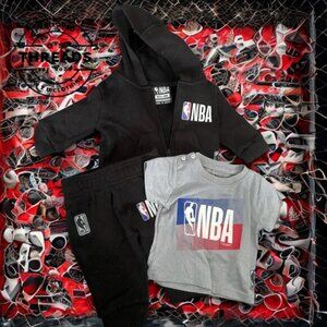 🏀 Q’s Picks: | NBA Baby Sweat Set (3-6M) – Cozy & Sporty Style